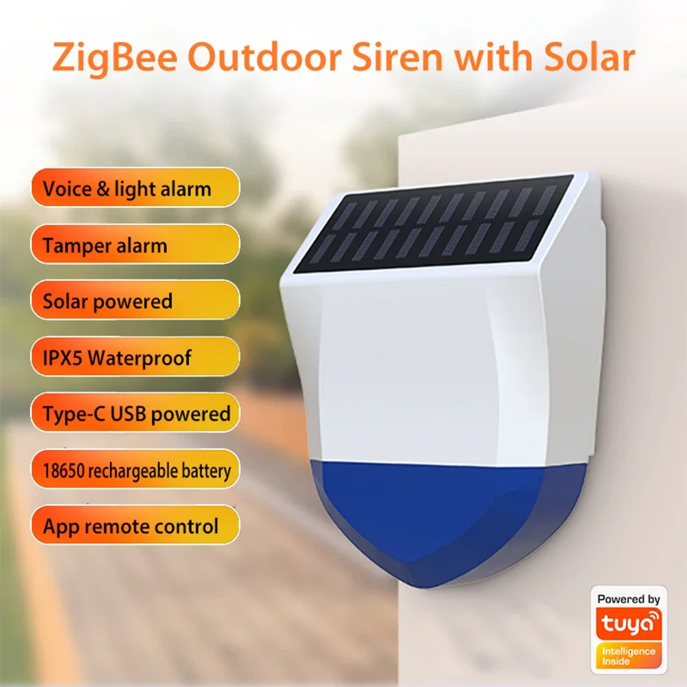 Tuya Smart Zigbee/Wifi Sirene  - Alarm Siren Outdoor recensie en prijs